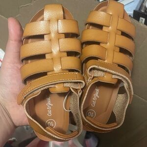Cat & Jack Kids Brown Sandals